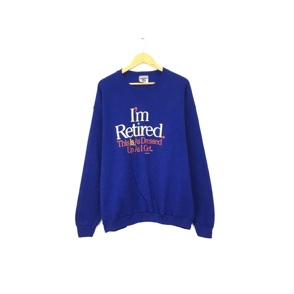 ISO- Peacock Papers I'm Retired Crewneck - Picture 1 of 2